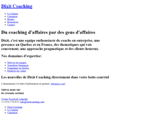 Tablet Screenshot of dixitcoaching.com